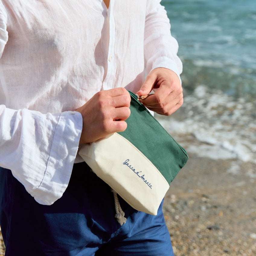 Sustainable Clutch - Forte dei Marmi Verde