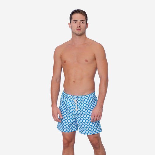 Sustainable Men's Swimsuit - Amalfi Blue