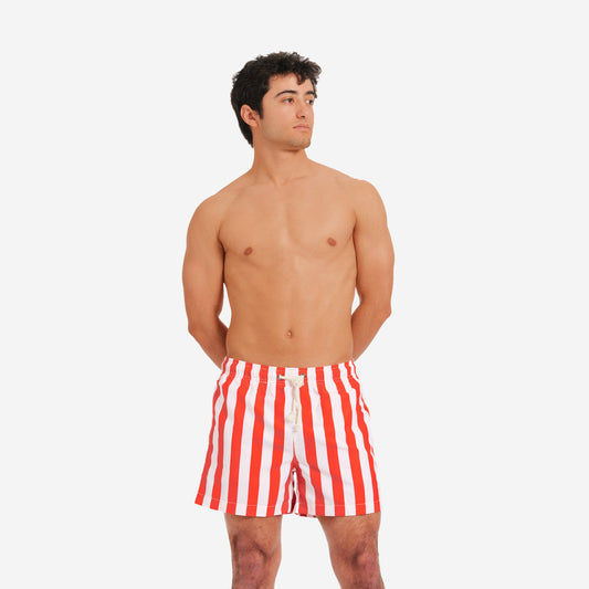 Costume Mare Sostenibile Uomo - Varigotti Rosso