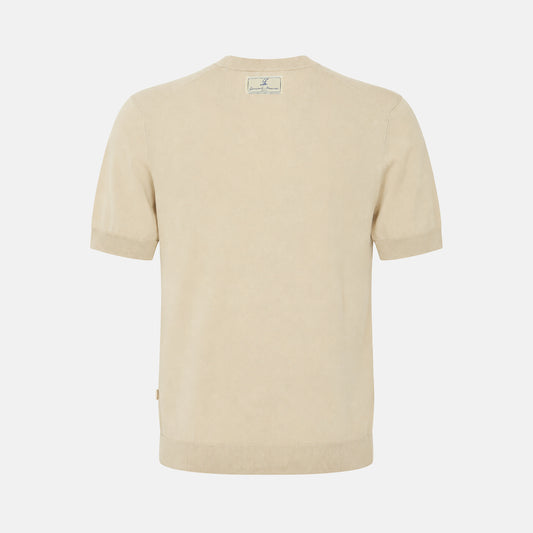 Maestrale Knit T-Shirt Sabbia