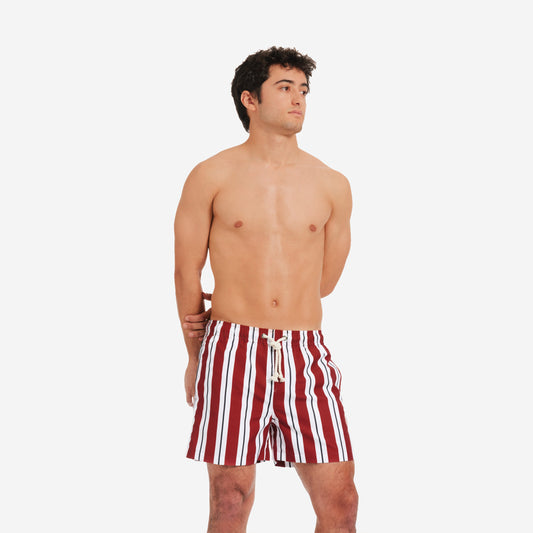 Costume Mare Sostenibile Uomo - Riccione Rosso