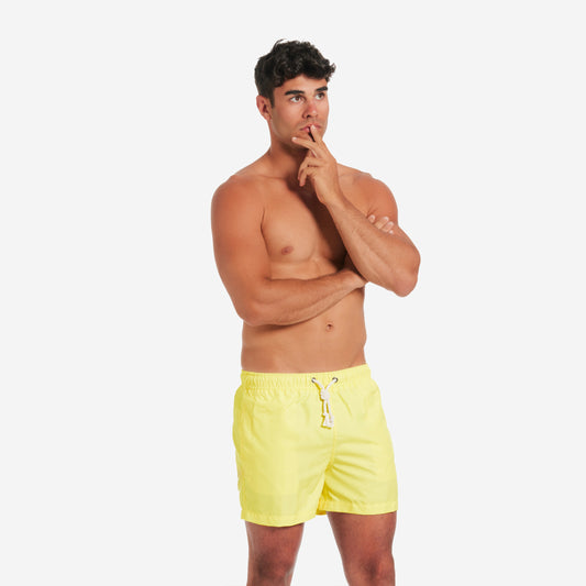 Sustainable Men's Swimsuit - Cinque Terre Yellow