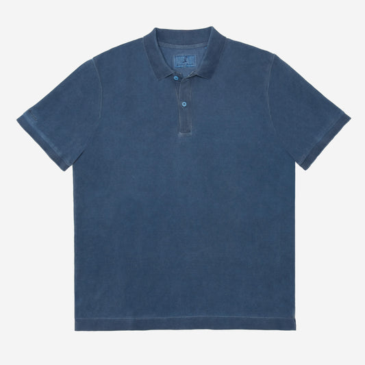 Polo Tintura Naturale Uomo- Venezia Indigo