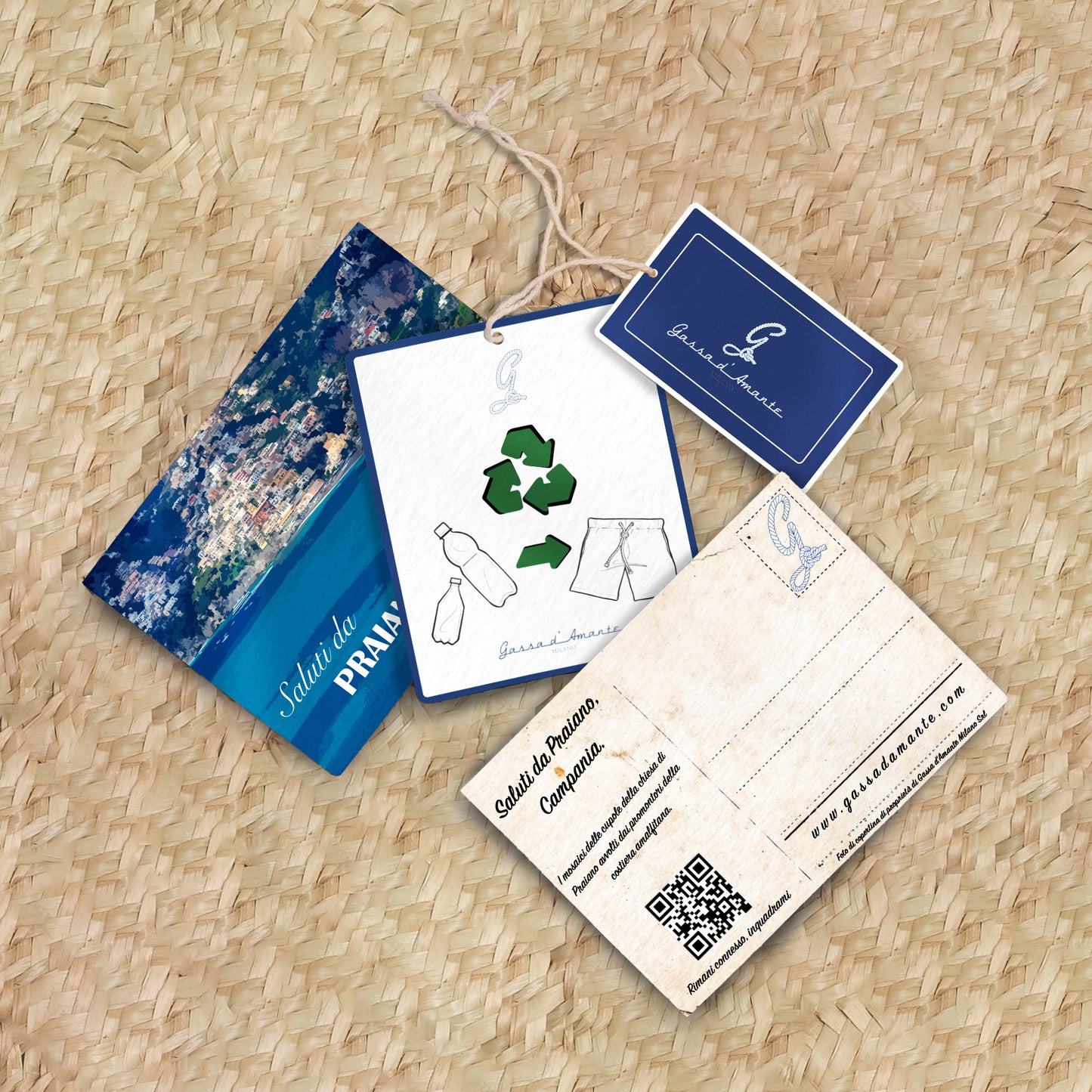 Praiano Men's Purple Boxer Shorts