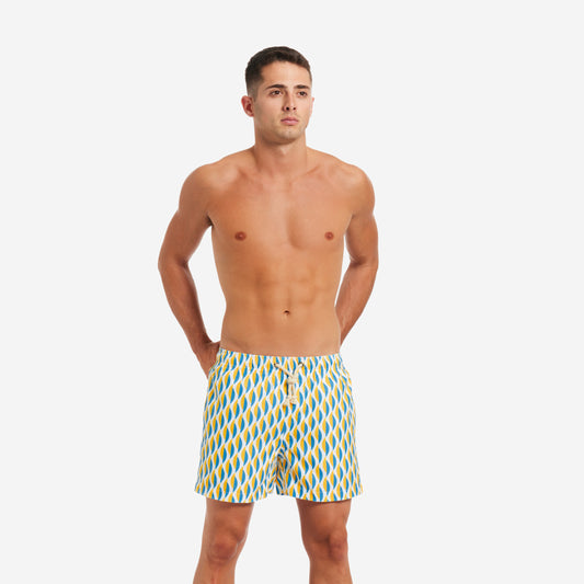 Costume Mare Sostenibile Uomo - Sestri Levante Giallo