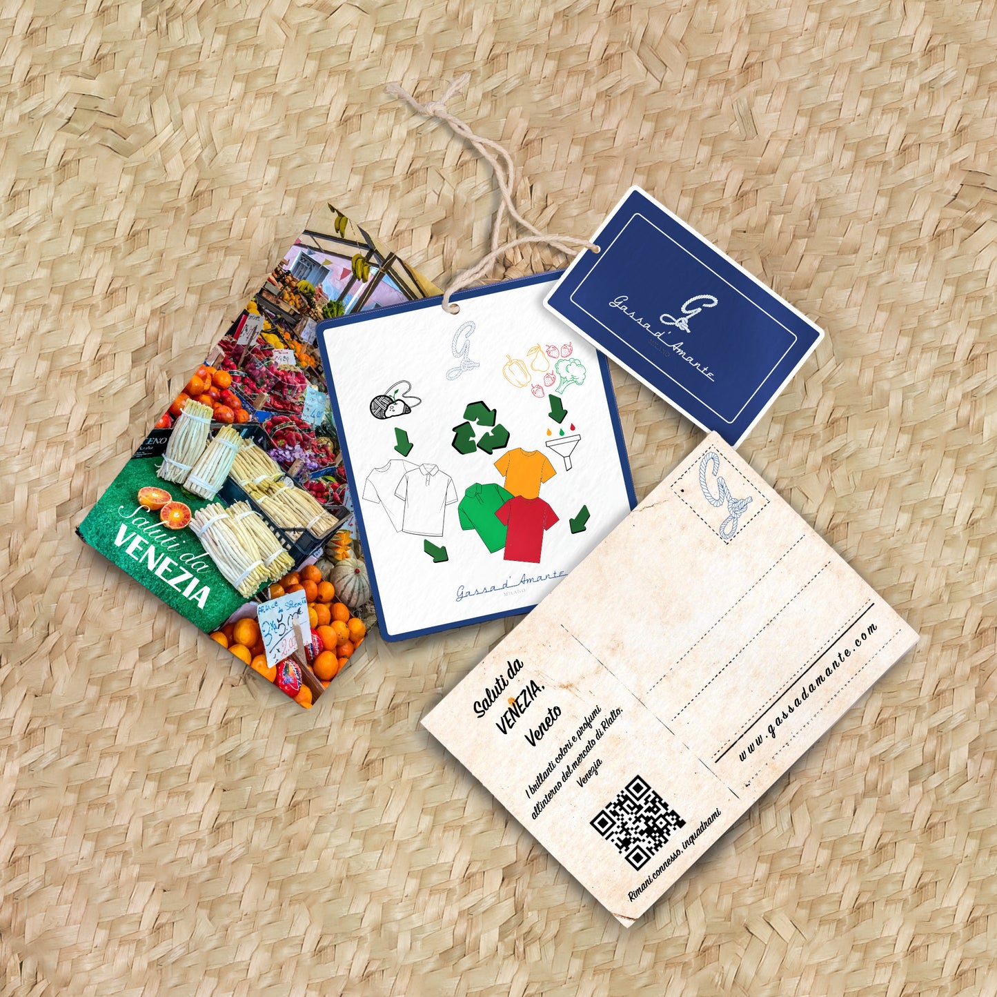 Polo Tintura Naturale Uomo- Venezia Indigo