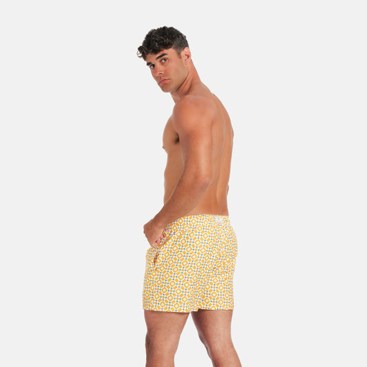 Taormina Men's Yellow Boxer Shorts