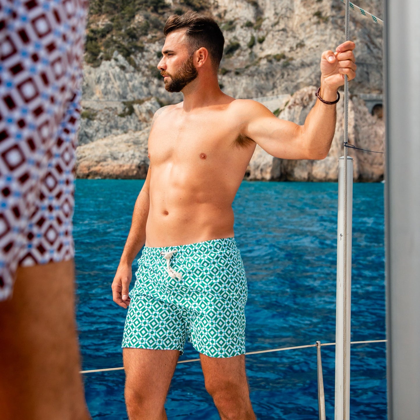 Costume Mare Sostenibile Uomo - Taormina Verde