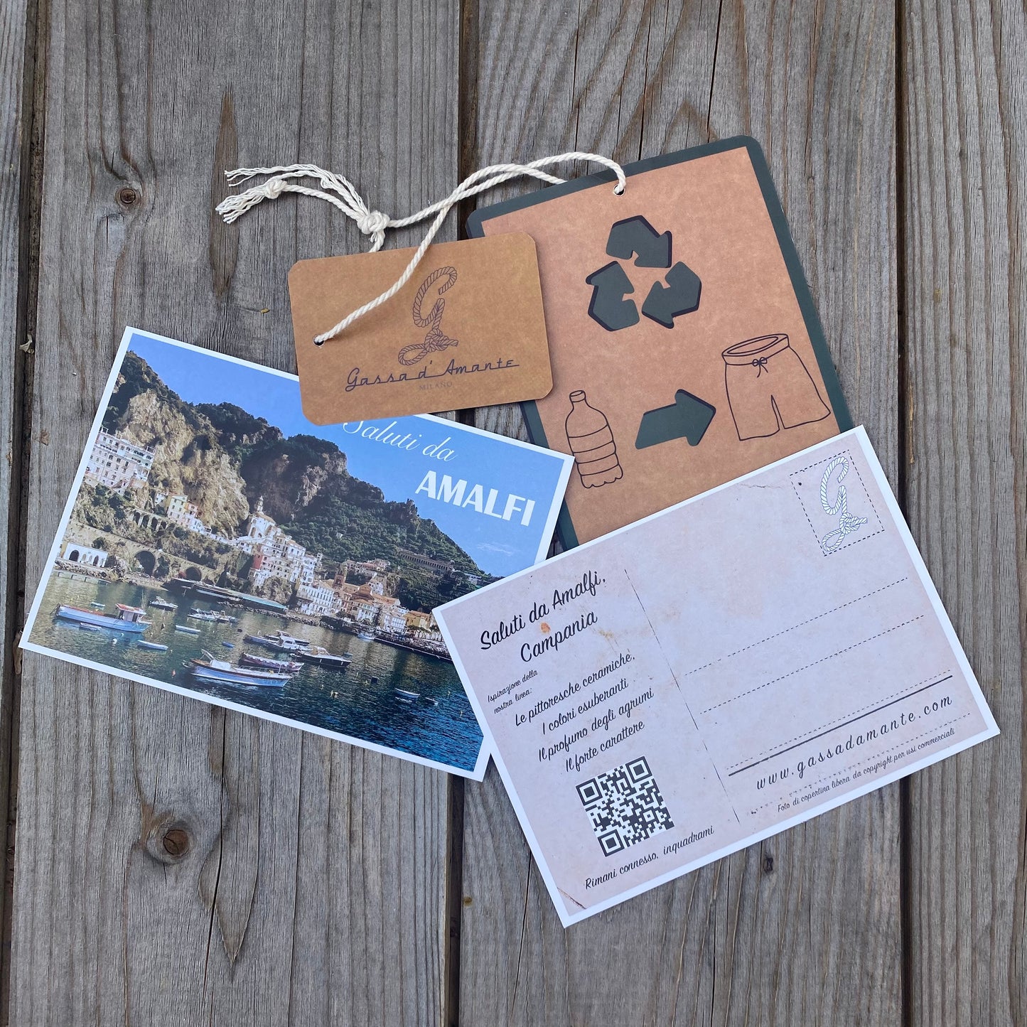 Sustainable Men's Swimsuit - Amalfi Orange