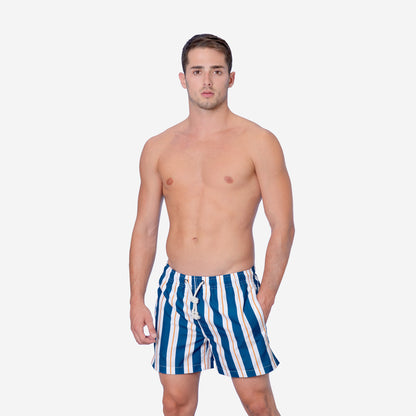 Sustainable Men's Swimsuit - Riccione Blue