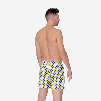 Sustainable Men's Swimsuit - Vietri Yellow