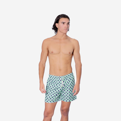 Sustainable Men's Swimsuit - Vietri Green