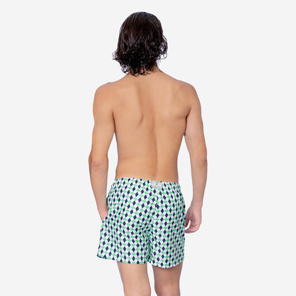 Sustainable Men's Swimsuit - Vietri Green