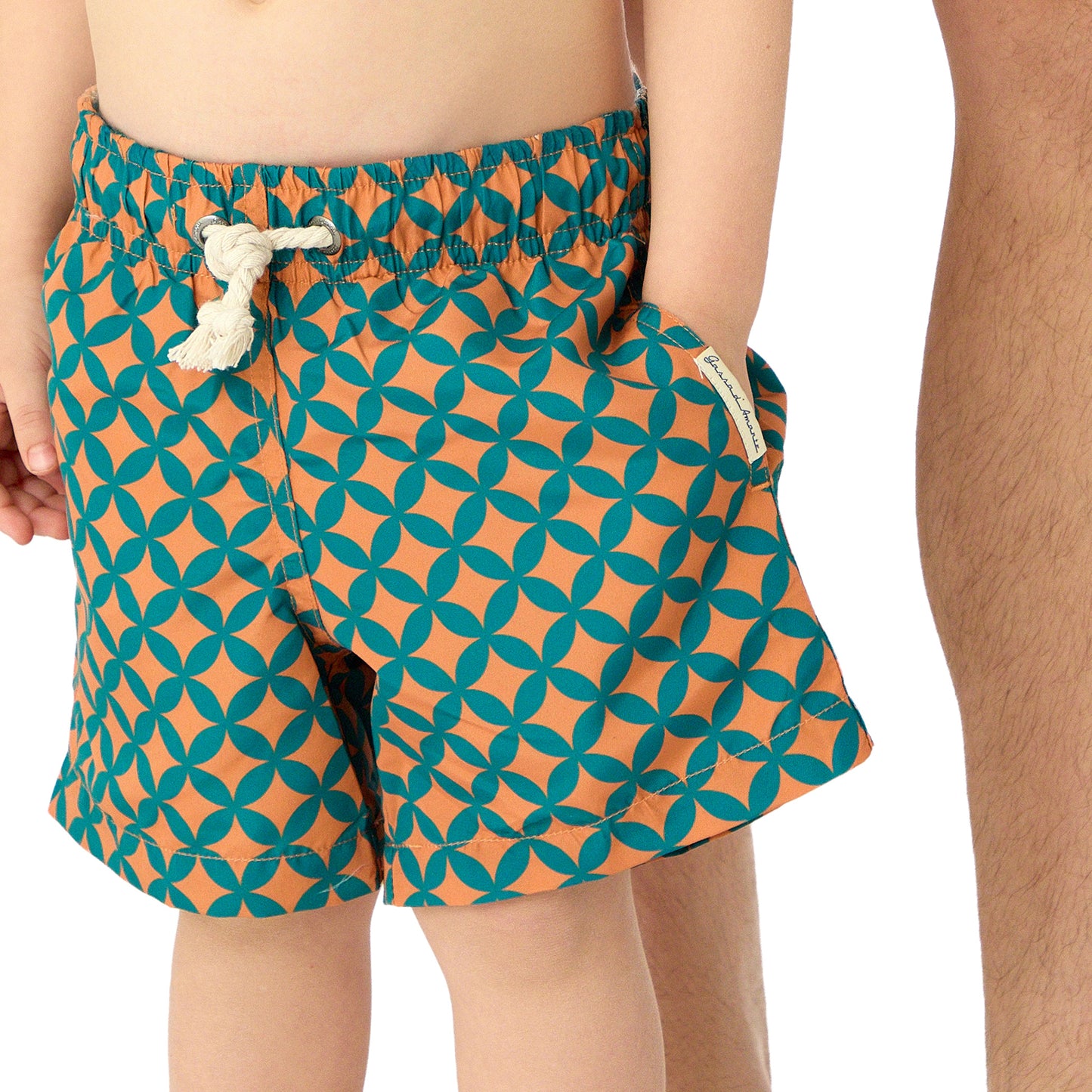 Boxer Bambino Amalfi Arancio