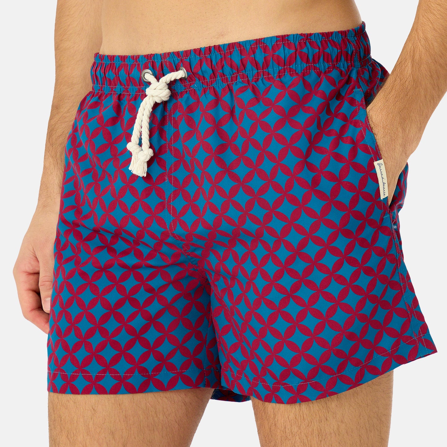 Boxer Uomo Amalfi Rosso