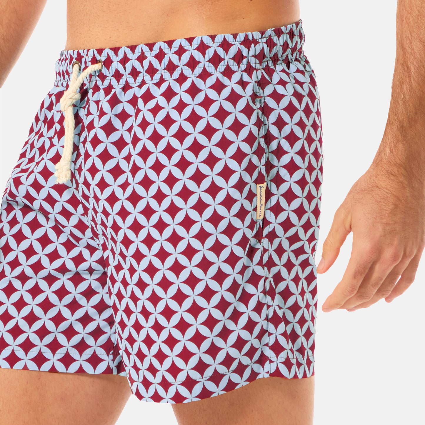 Boxer Uomo Amalfi Bordeaux