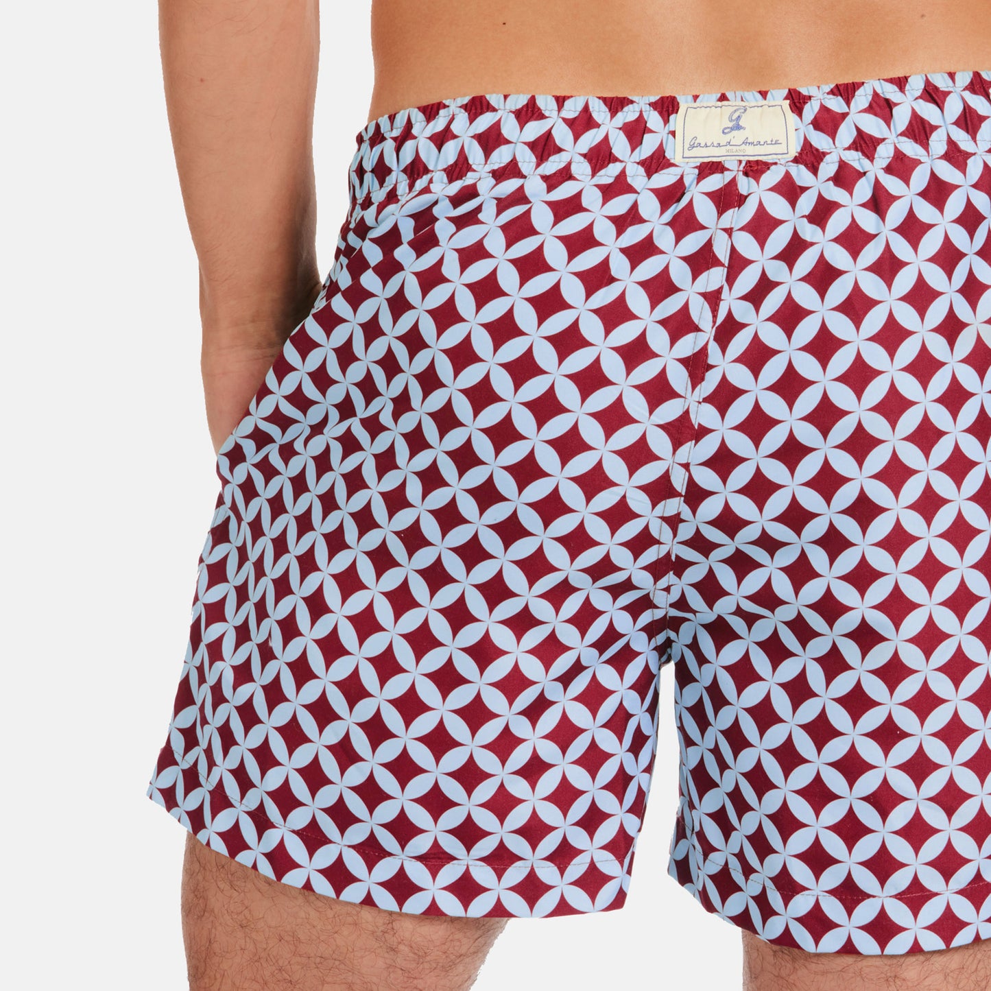 Boxer Uomo Amalfi Bordeaux