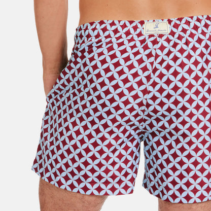 Boxer Uomo Amalfi Bordeaux