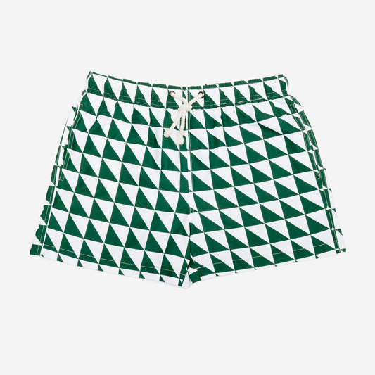 Sustainable Men's Swimsuit - Caprera Green