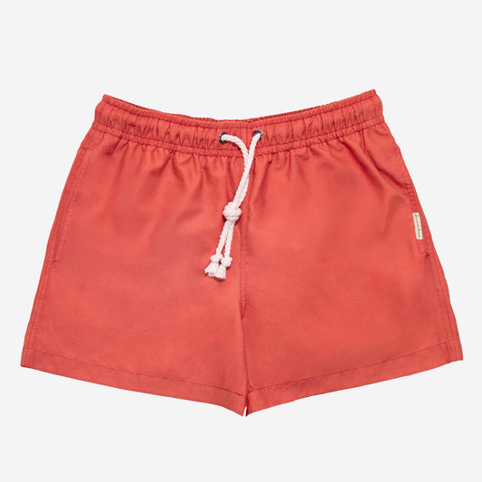 Sustainable Men's Swimsuit - Cinque Terre Rosso