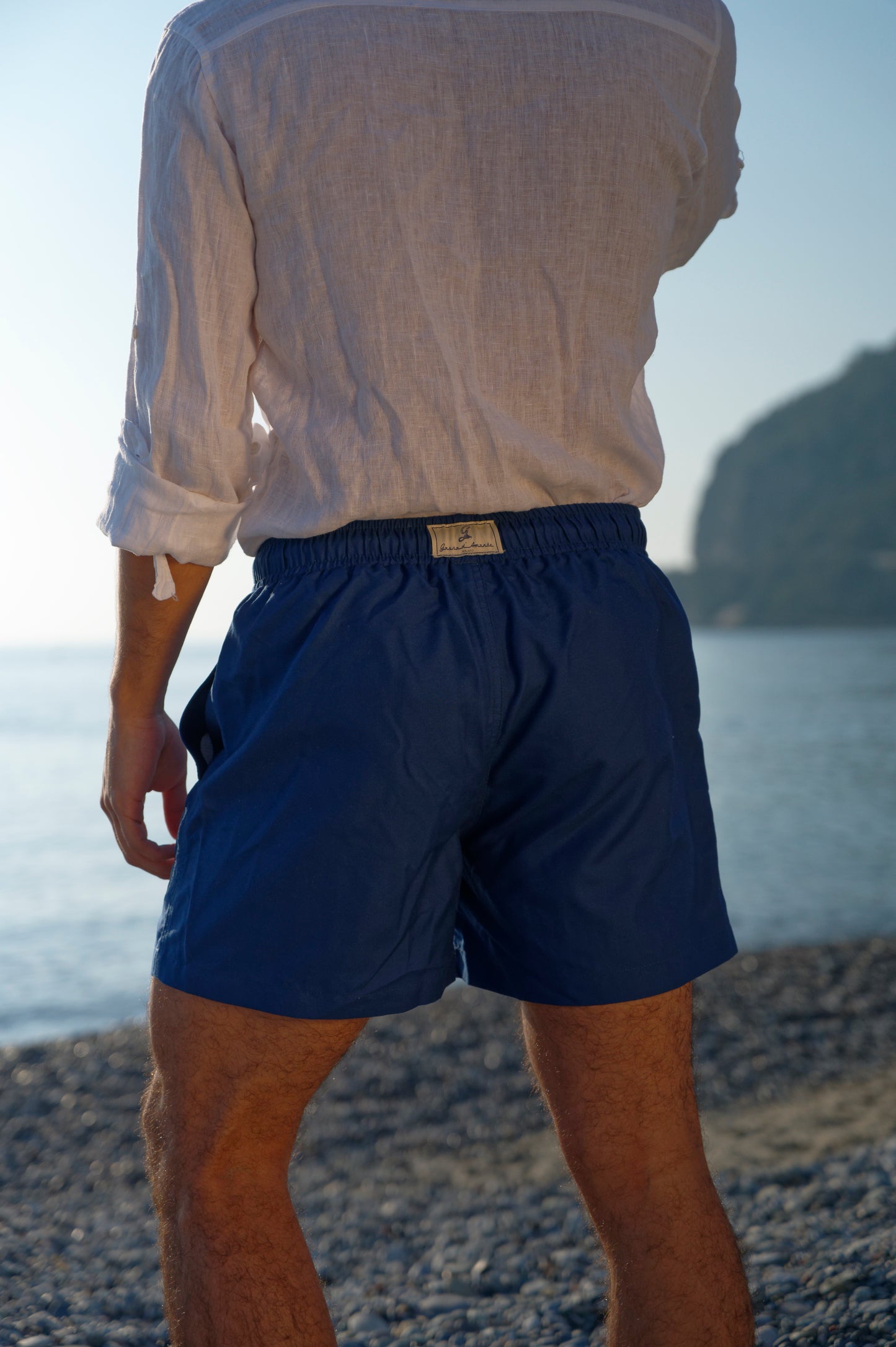 Sustainable Men's Swimsuit - Forte dei Marmi Blu