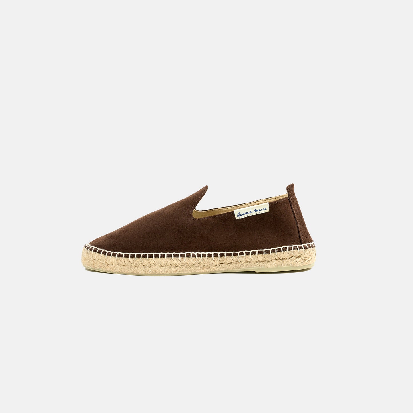 Espadrillas Pelle Scamosciata Egadi Marrone