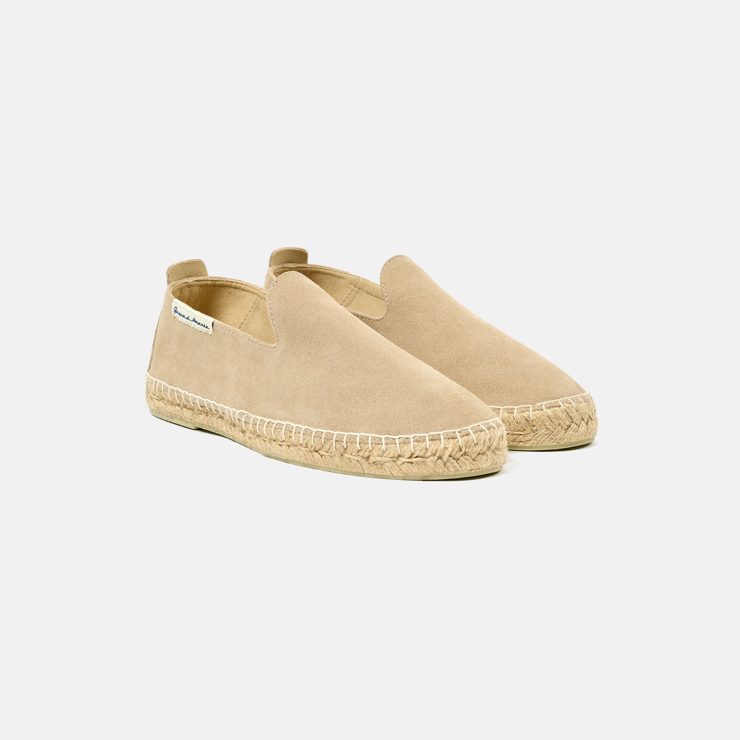 Espadrillas Pelle Scamosciata Egadi Crema