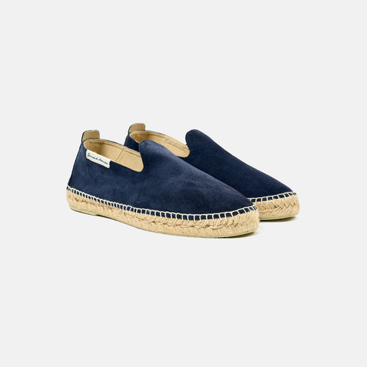 Espadrillas Pelle Scamosciata Egadi Blu