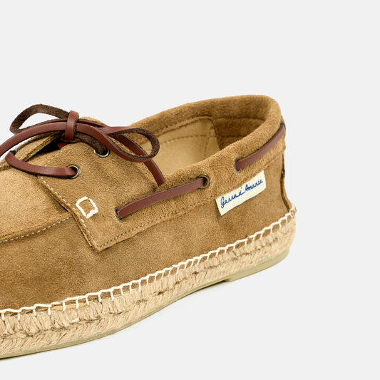 Scarpa da Barca Pelle Scamosciata Tremiti Sabbia