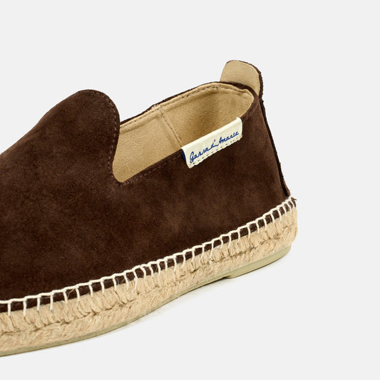 Espadrillas Pelle Scamosciata Egadi Marrone