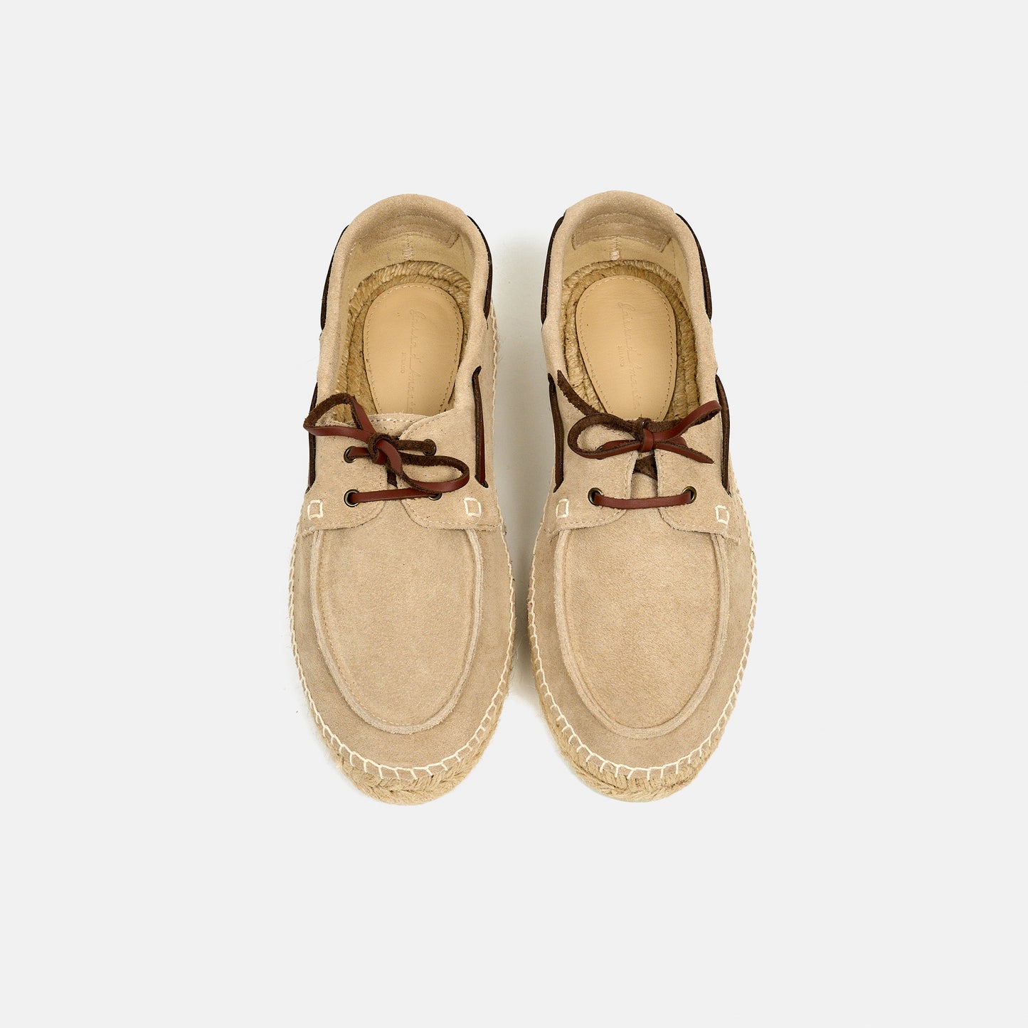 Scarpa da Barca Pelle Scamosciata Tremiti Crema