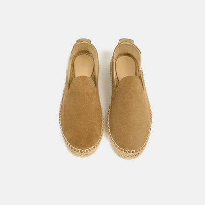 Espadrillas Pelle Scamosciata Egadi Sabbia