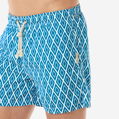 Sustainable Men's Swimsuit - Praiano Blue