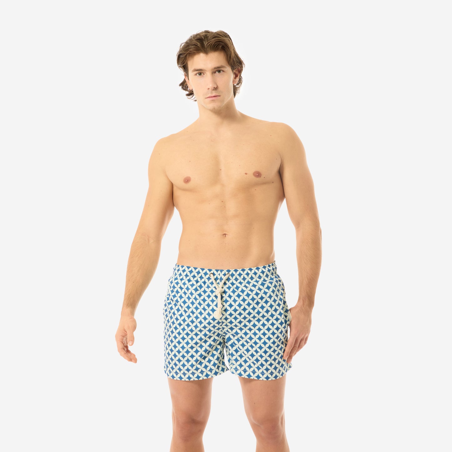 Sustainable Men's Swimsuit - Amalfi Orange