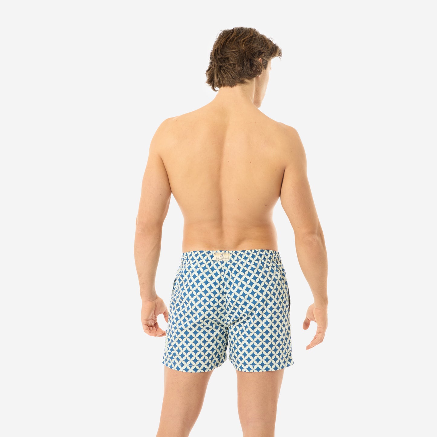 Sustainable Men's Swimsuit - Amalfi Orange