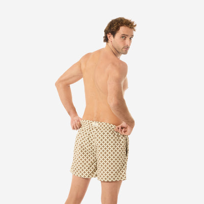 Maillot de bain durable pour hommes-Amalfi Orange