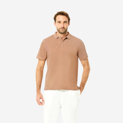 Polo Tintura Naturale Uomo- Venezia Cacao