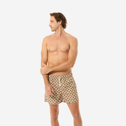 Sustainable Men's Swimsuit - Amalfi Orange