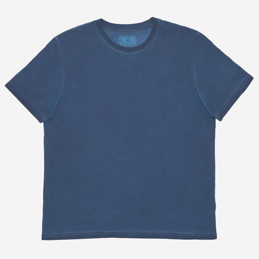 T-shirt Tintura Naturale Uomo- Venezia Indigo