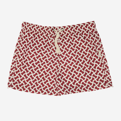 Men's Sustainable Swimsuit - Scilla Rosso