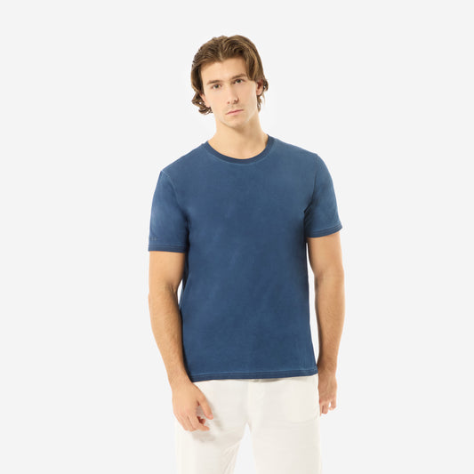 T-shirt Tintura Naturale Uomo- Venezia Indigo