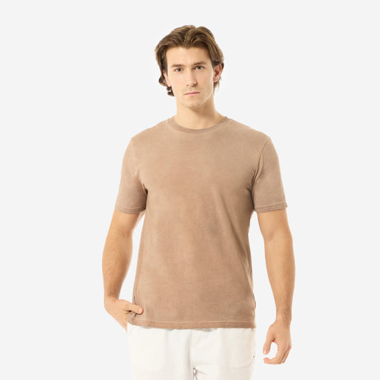 T-shirt Tintura Naturale Uomo- Venezia Cacao