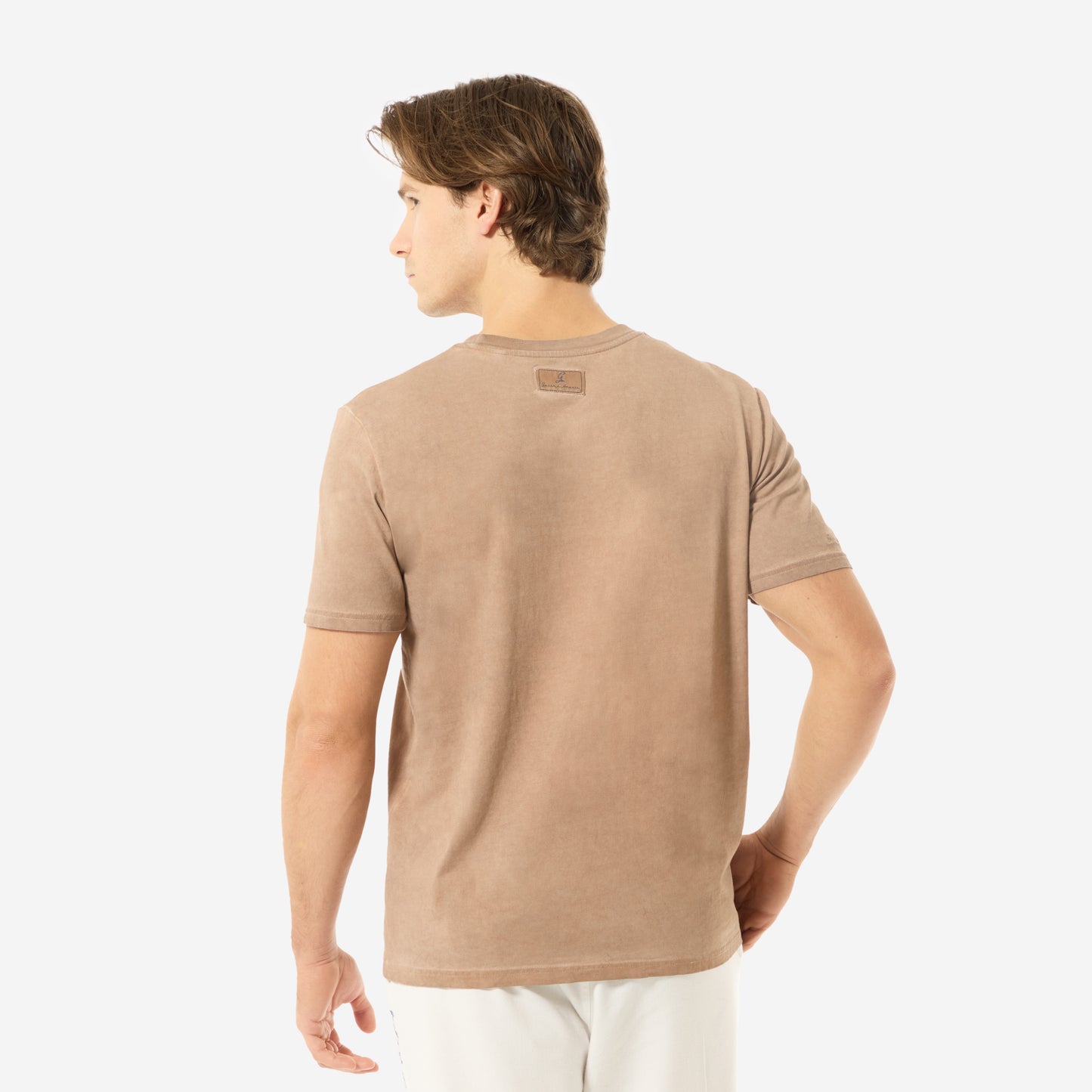 T-shirt Tintura Naturale Uomo- Venezia Cacao