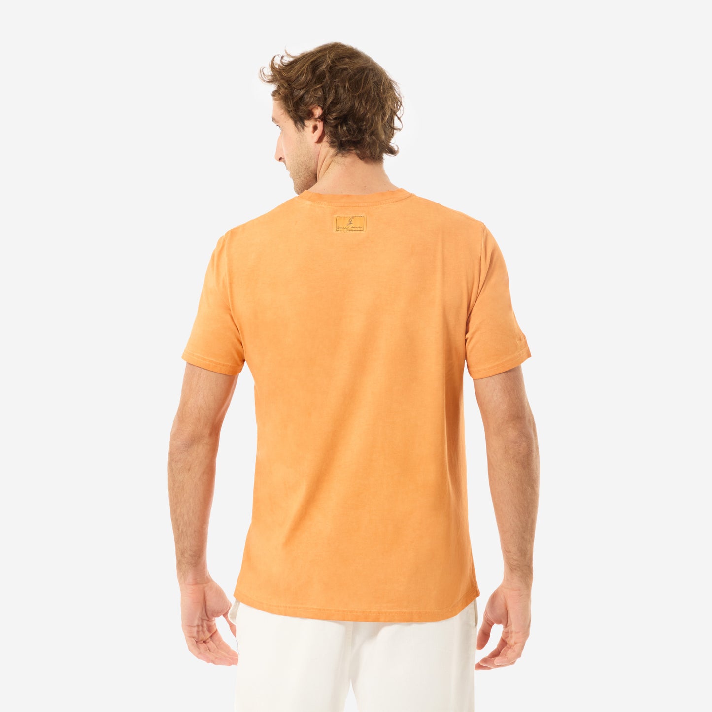 T-shirt Tintura Naturale Uomo- Venezia Curry