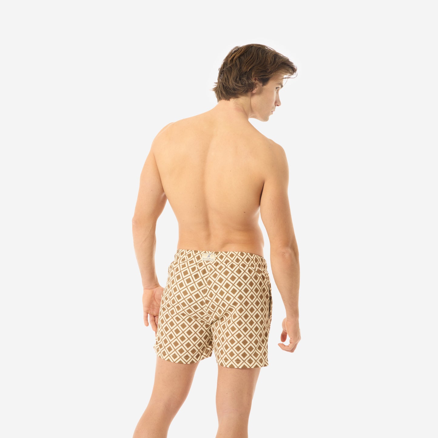 Sustainable Men's Swimsuit - Amalfi Orange