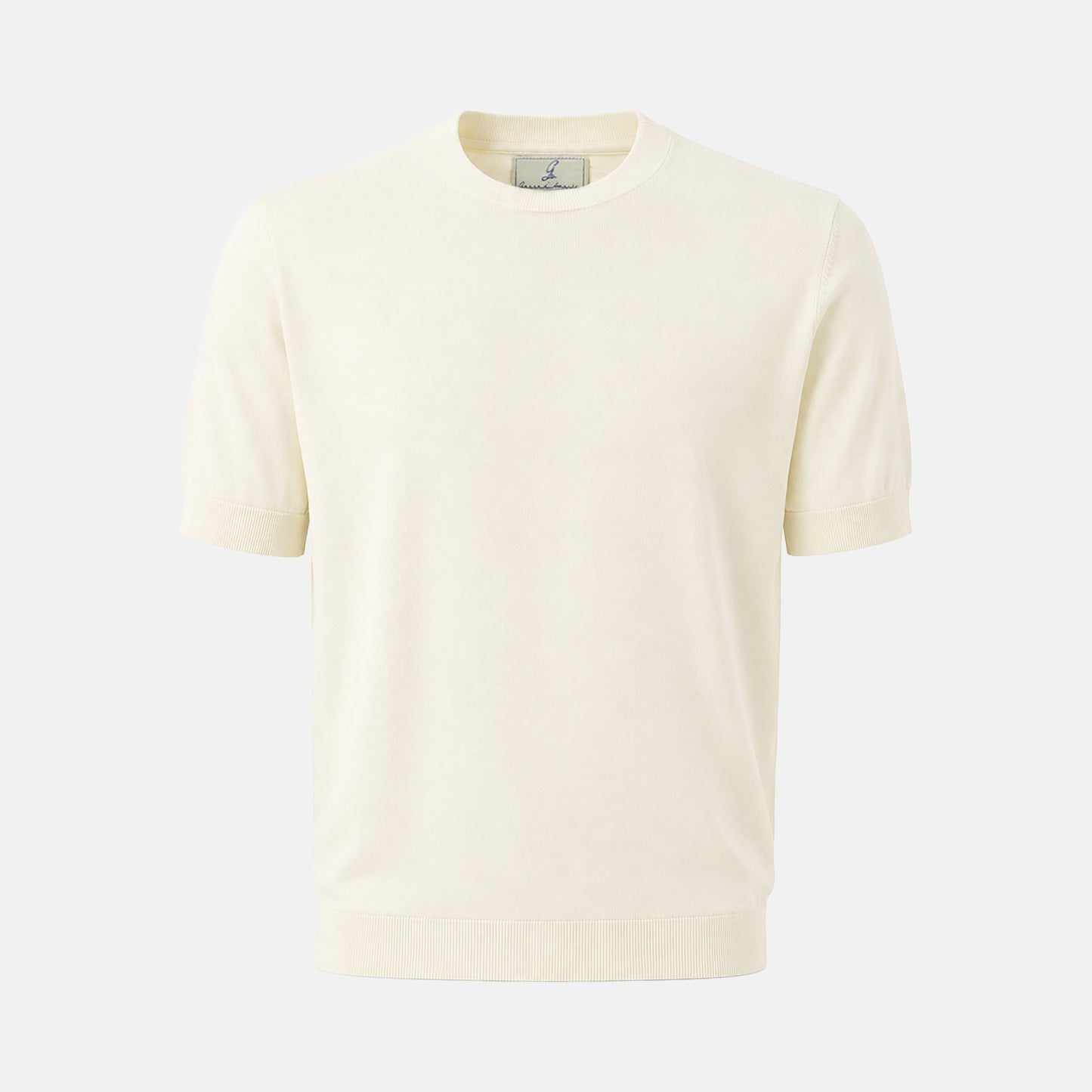 Maestrale Knit T-Shirt Bianco