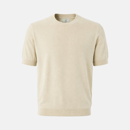 Maestrale Knit T-Shirt Sabbia