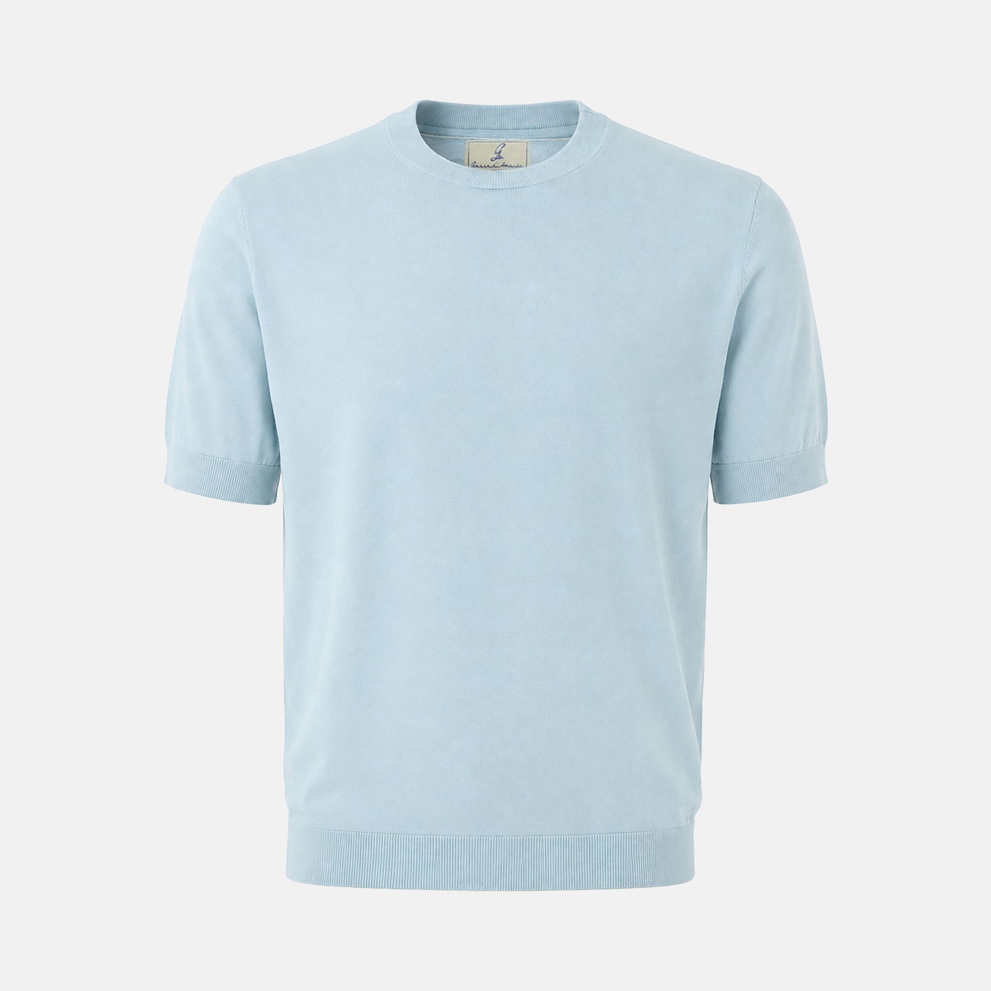 Maestrale Knit T-Shirt Azzurro