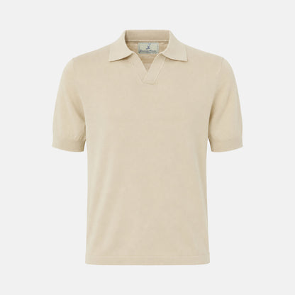 Maestrale Knit Polo Sabbia