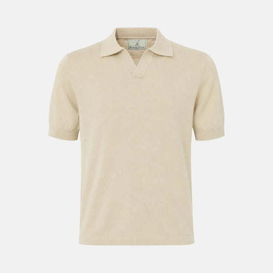 Maestrale Knit Polo Sabbia
